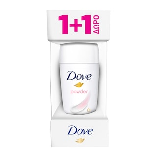 DOVE | Αποσμητικό Roll On Powder 50ml 1+1 Δώρο