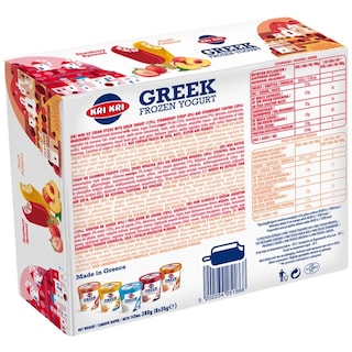 ΚΡΙ ΚΡΙ | Παγωτό Frozen Yogurt Mini Mix Φράουλα Ροδάκινο 280g