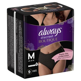 ALWAYS | DISCREET | Εσώρουχα Ακράτειας Discreet Boutique Medium Plus 9 Τεμάχια