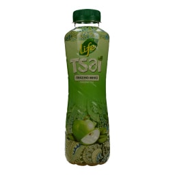 LIFE | ICE TEA ΠΡΑΣΙΝΟ ΤΣΑΪ ΚΑΙ ΠΡΑΣΙΝΟ ΜΗΛΟ ΦΙΑΛΗ 500 ML