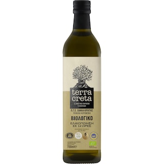 TERRA CRETA | Ελαιόλαδο Εξαιρετικό Παρθένο Bio ΠΓΕ Χανιά 750ml