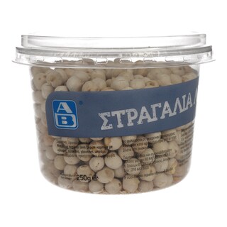 ΑΒ | ΞΗΡΟΙ ΚΑΡΠΟΙ ΣΤΡΑΓΑΛΙ ΛΕΥΚΟ 250 GR