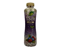 LIFE | ICE TEA ΠΡΑΣΙΝΟ ΤΣΑΪ ΜΠΛΟΥΜΠΕΡΙ ΚΑΙ ΡΑΣΜΠΕΡΙ 500 ML