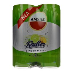 AMSTEL | ΜΠΙΡΑ RADLER GINGER 4X330ML