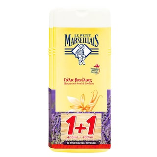 LE PETIT MARSEILLAIS | Αφρόλουτρο Γάλα Βανίλιας 400ml 1+1 Δώρο