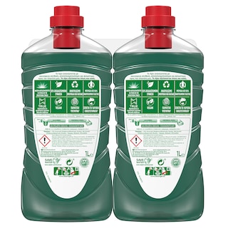 AJAX | Υγρό Καθαρισμού Boost Charcoal & Lime 1lt 1+1 Δώρο