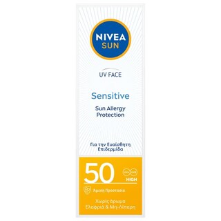 NIVEA | Αντηλιακό Προσώπου UV Face Sensitive SPF50 50ml