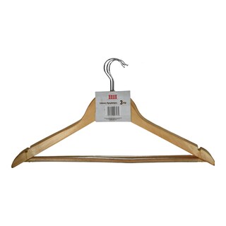 - | Κρεμάστρες Ξύλινες 3 Τεμάχια