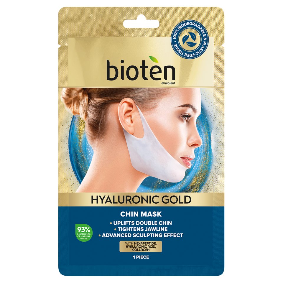 Μάσκα για Πηγούνι Hyaluronic Gold Chin Mask 1 Τεμάχιο