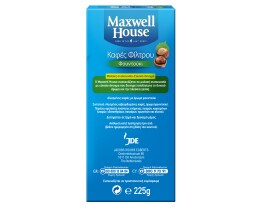 MAXWELL HOUSE | Καφές Φίλτρου Φουντούκι 225gr Έκπτωση 1E -1E