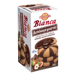 ΒΙΟΛΑΝΤΑ | VIOLANTA BISC.BIANCA COCOA DOUBLE FILL.225GR