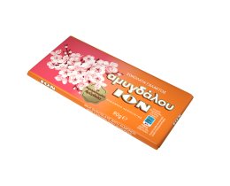 ΙΟΝ | ΣΟΚΟΛΑΤΑ ΓΑΛΑΚΤΟΣ ΜΕ ΚΑΡΑΜΕΛΩΜΕΝΑ ΑΜΥΓΔΑΛΑ 90 GR