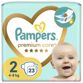 PAMPERS | Πάνες Μωρού Premium Care Νο2 4-8kg 23 Τεμάχια