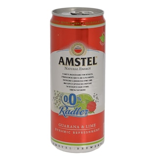 AMSTEL | RADLER | ΜΠYΡΑ GUARANA ΚΑΙ LIME ΚΟΥΤΙ 330 ML