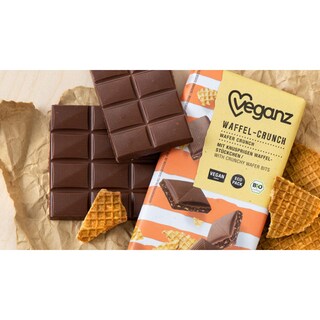 VEGANZ | Σοκολάτα Bio Γκοφρέτα 80g
