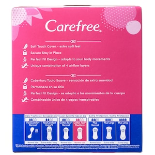 CAREFREE | Σερβιέτες Flexiform Εκχύλισμα Βαμβακιού 30 + 26 Τεμάχια Δώρο