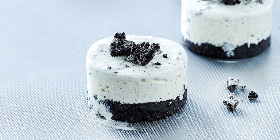 Πάστες παγωτού με μπισκότο