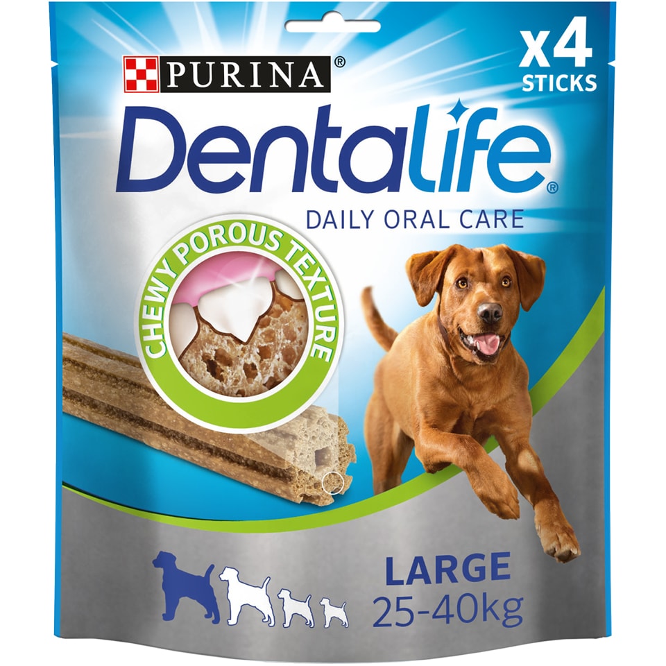 PURINA ONE Σνακ Σκύλων Dentalife Μεγάλοι Σκύλοι 142gr