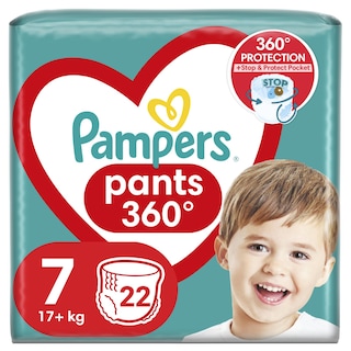 PAMPERS | Πάνες Βρακάκι Μωρού Pants Νο7 22 Τεμάχια
