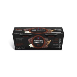 VITALINE | Επιδόρπιο Γιαουρτιού Protein Βανίλια Κακάο 2x170g
