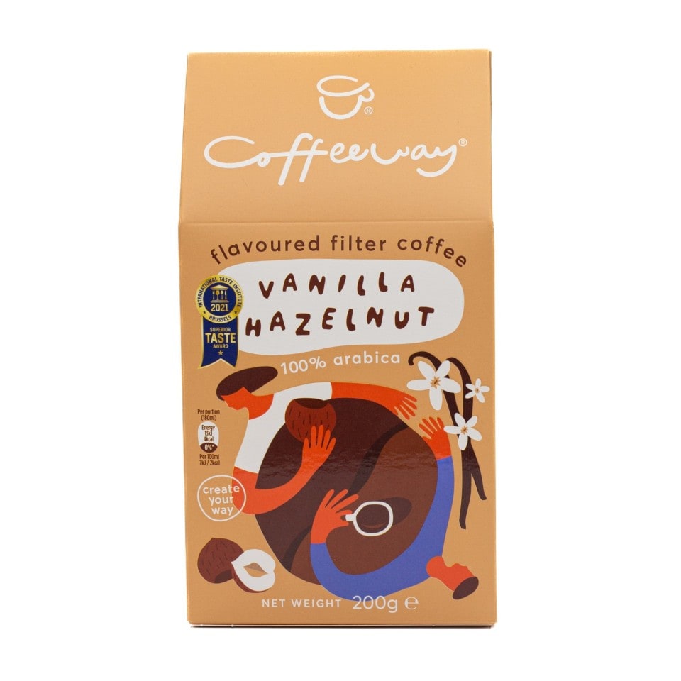 COFFEE WAY Καφές Φίλτρου Βανίλια Φουντούκι 200g