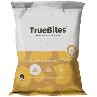 TRUE BITES | Τσίπς Sour Cream & Κρεμμύδι 25g