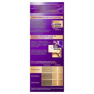 PALETTE | Βαφή Μαλλιών 10.0 Κατάξανθο 1 Τεμάχιο