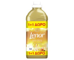 LENOR | Συμπυκνωμένο Μαλακτικό Luxe Gold Orchid 50 Μεζούρες 1+1 Δώρο