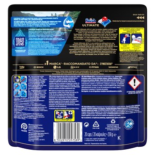 FINISH | Κάψουλες Πλυντηρίου Πιάτων Ultimate 20 Τεμάχια