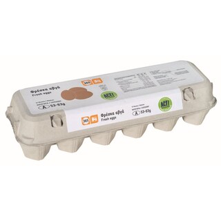 365 | Αυγά Φρέσκα Κλωβοστοιχίας Medium 12 Τεμάχια