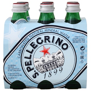 SAN PELLEGRINO | Ανθρακούχο Νερό Φιάλη 6x250ml