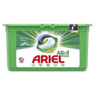 ARIEL | ΚΑΨΟΥΛΕΣ ΠΛΥΝΤΗΡΙΟΥ ΡΟΥΧΩΝ MOUNTAIN SPRING  40 ΤΕΜ