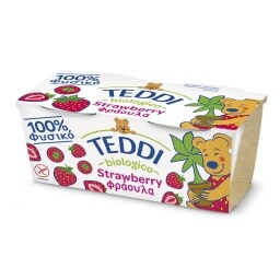 TEDDI BIO | Παιδικό Γιαούρτι Φράουλα 2x115g