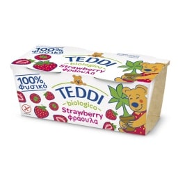 TEDDI BIO | Children's Yogurt Strawberry 2x115g