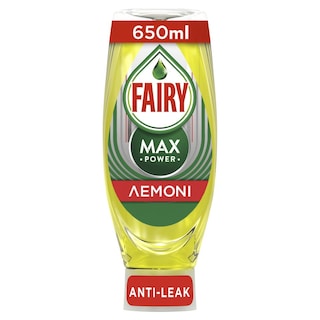 FAIRY | Υγρό πιάτων Max Power Λεμόνι 650ml
