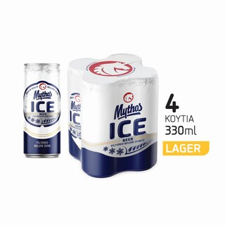 MYTHOS | Μπύρα Ice Κουτί 4x330ml