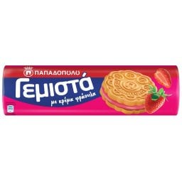 ΠΑΠΑΔΟΠΟΥΛΟΥ | Μπισκότα Γεμιστά Φράουλα 200g
