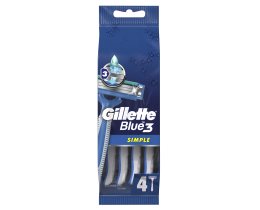 GILLETTE | Ξυριστική Μηχανή Μιας Χρήσης Blue Simple 3 4 Τεμάχια