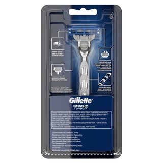 GILLETTE | Ξυριστική Μηχανή Mach3 Turbo 3 λεπίδων + 1 Ανταλλακτικό 1ΑΝΤ