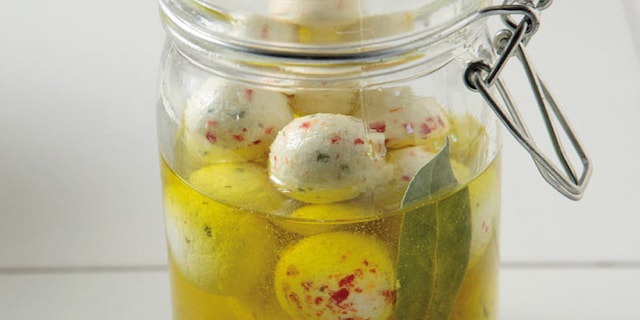 Γιαουρτοτυράκια στο λάδι