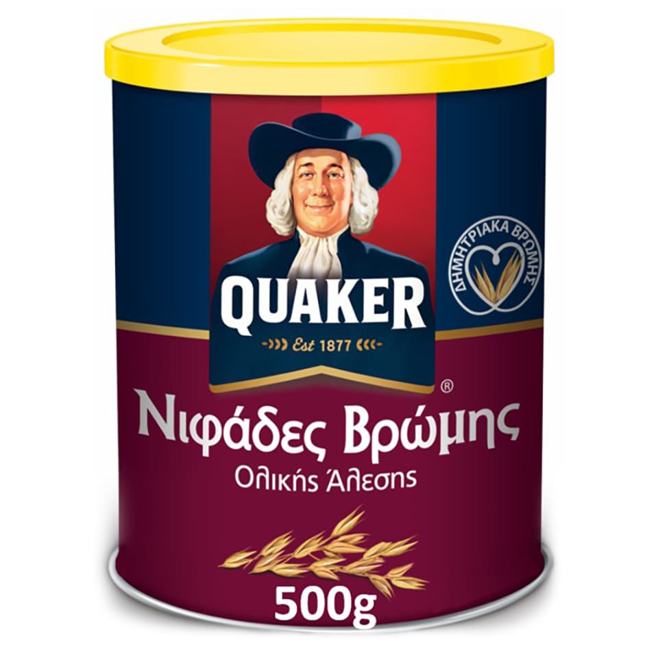 QUAKER Νιφάδες Βρώμης Κουτί 500gr