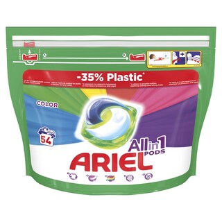 ARIEL | Kάψουλες Πλυντηρίου Ρούχων Allin1 PODS Color 54 Τεμάχια