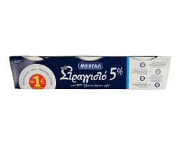 ΜΕΒΓΑΛ | ΓΙΑΟΥΡΤΙ ΛΕΥΚΟ ΣΤΡΑΓΓΙΣΤΟ 10% ΛΙΠΑΡΑ 2 X 200 GR