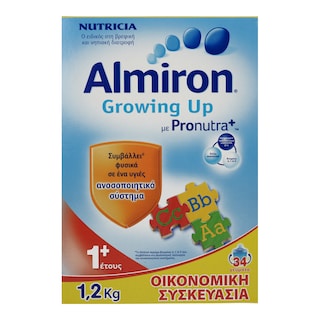 ALMIRON | GROWING UP 1+ | ΓΑΛΑ ΒΡΕΦΙΚΟ ΣΕ ΣΚΟΝΗ ΓΙΑ ΝΗΠΙΑ ΑΠΟ 1+ ΕΤΩΝ 1.200 GR