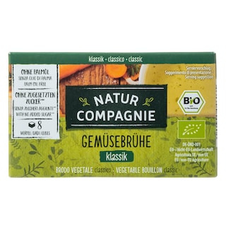 NATUR COMPAGNIE | Κύβοι Λαχανικών Bio με Αλάτι 84g