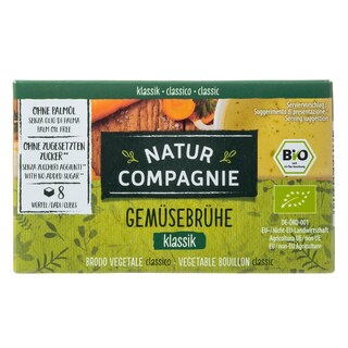 NATUR COMPAGNIE | Κύβοι Λαχανικών Bio με Αλάτι 84g