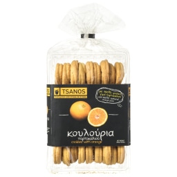 ΤΣΑΝΟΣ | Κουλούρια Γλυκά Πορτοκάλι 300g