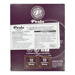 PERLA BEVERAGES | Κάψουλες Καφέ Perla Espresso Dark 20x5g