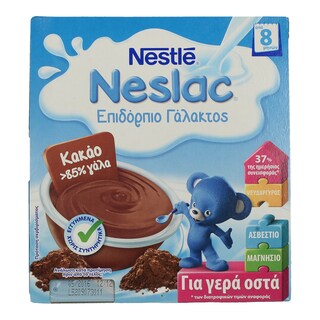 NESLAC | ΕΠΙΔΟΡΠΙΟ ΓΑΛΑΚΤΟΣ ΚΑΚΑΟ ΒΑΖΑΚΙ 4 Χ 100 GR