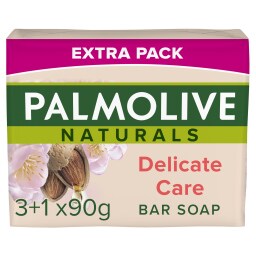 PALMOLIVE | Σαπούνι Naturals Γάλα Αμυγδάλου 4x90g 3+1 Δώρο